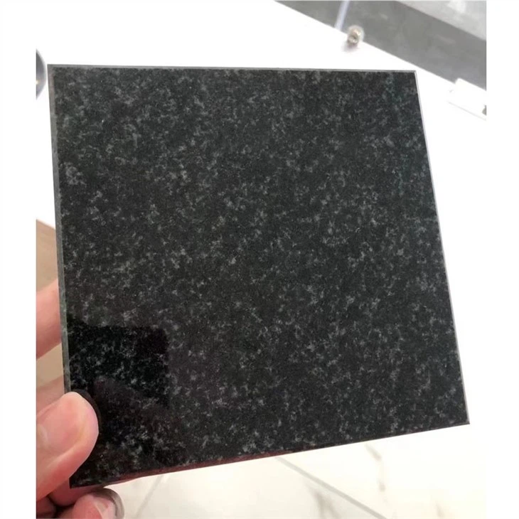 Polished Black granite for tops (3)