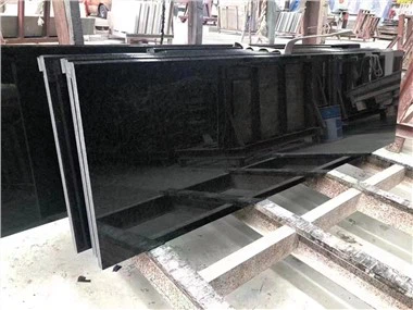 Kċina tal-Countertops tal-Granit Iswed