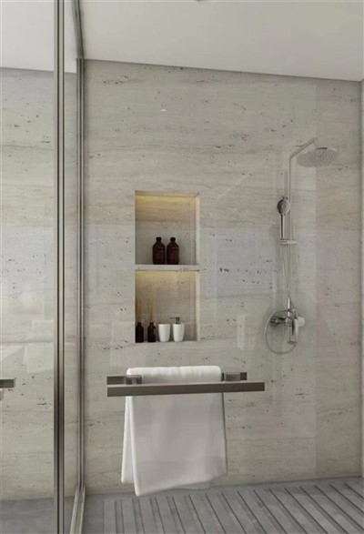 Madum tat-Travertina Għall-Kamra tal-banju