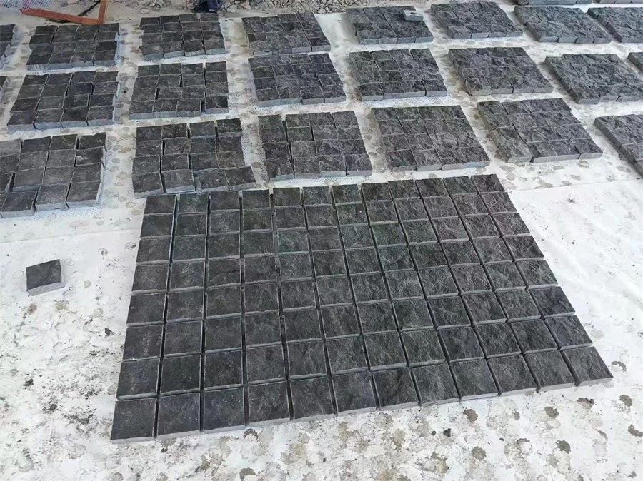 black stone cubes pavers black stone cubes pavers